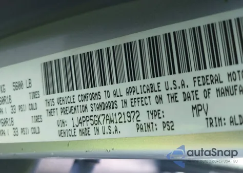 2010 Jeep Liberty Limited from USA, damaged, VIN 1J4PP5GK7AW121972